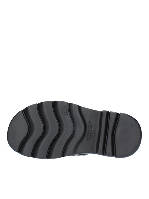 Leather and fabric mules BOTTEGA VENETA | 690097 V0DS2NERO